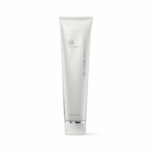 A tube of ageLOC Dermatic Effects placed in front of a white backdrop.