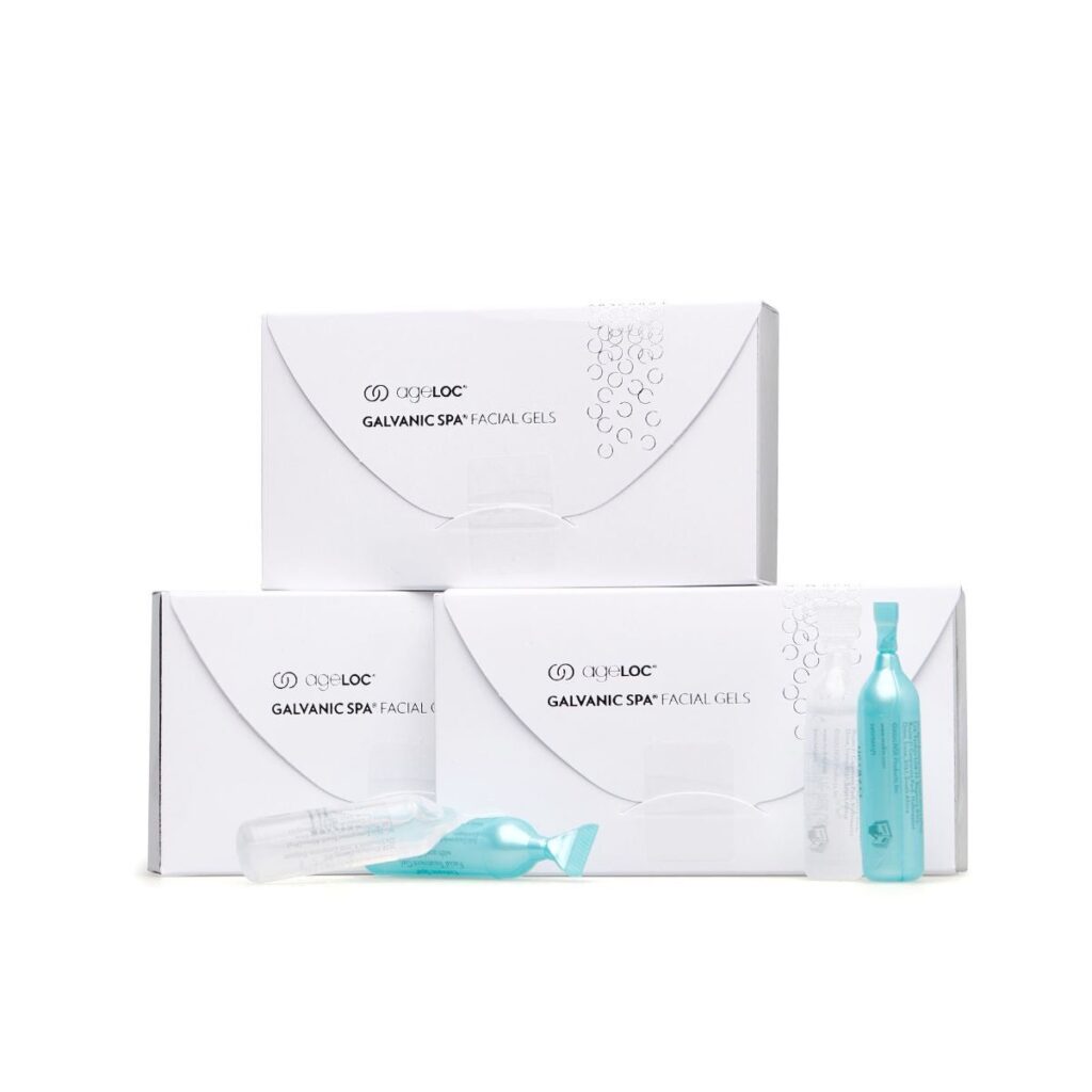 ageLOC Galvanic Spa Facial Gels für das Anti-Aging-Gerät – 3 Packungen
