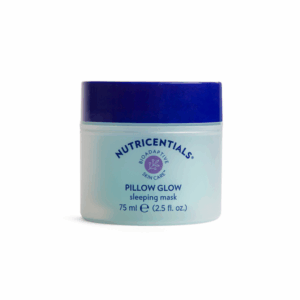 A jar of Nutricentials Pillow Glow displayed on a white backdrop.