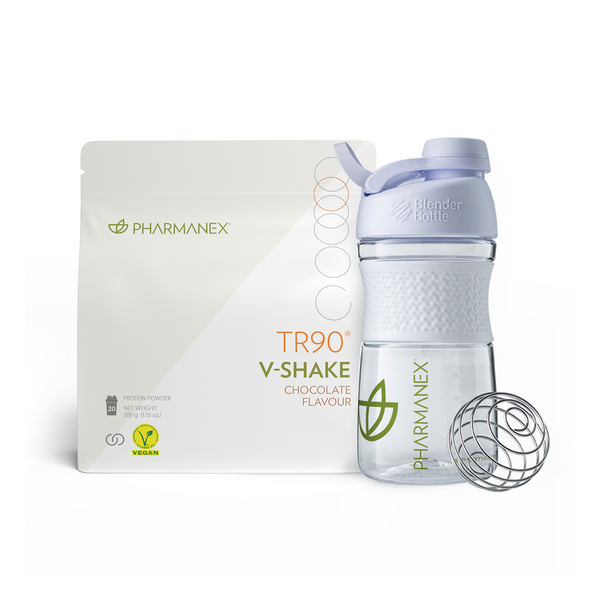 TR90 V Shake Chocolate + Pharmanex Shaker bottle